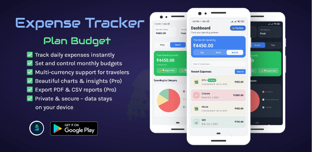 Expense Tracker feature graphic