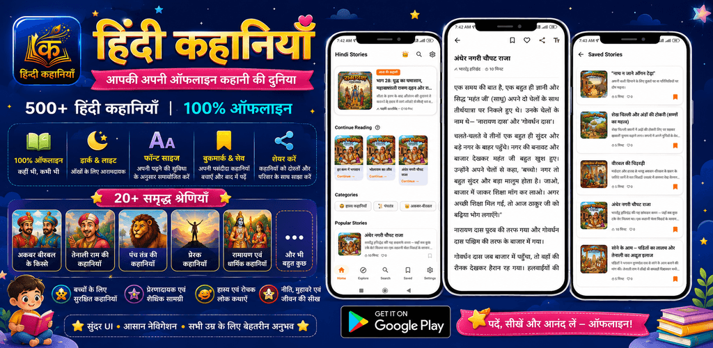 Hindi Kahaniya feature graphic