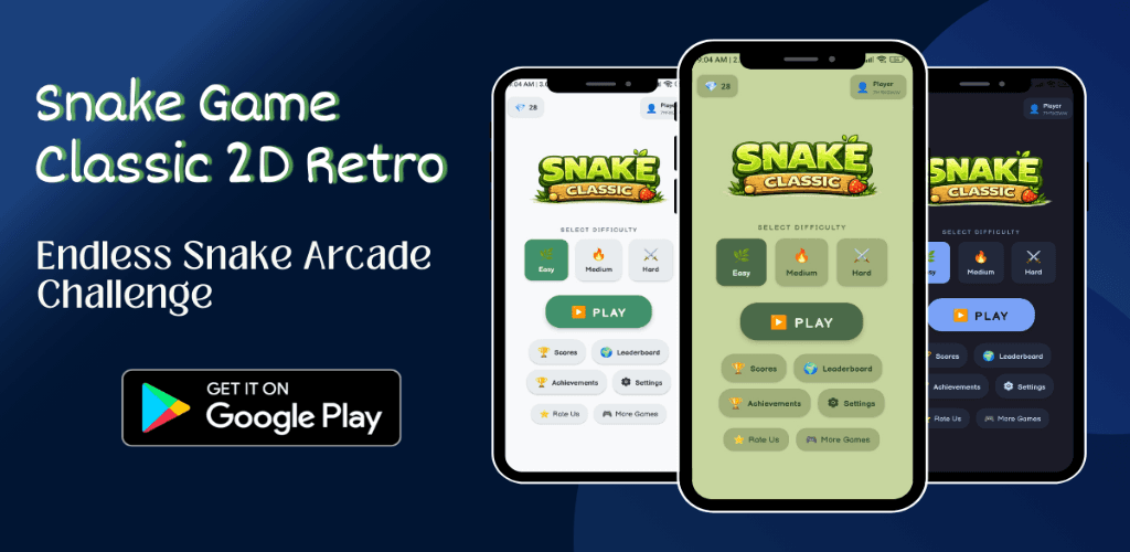 Retro Snake feature graphic