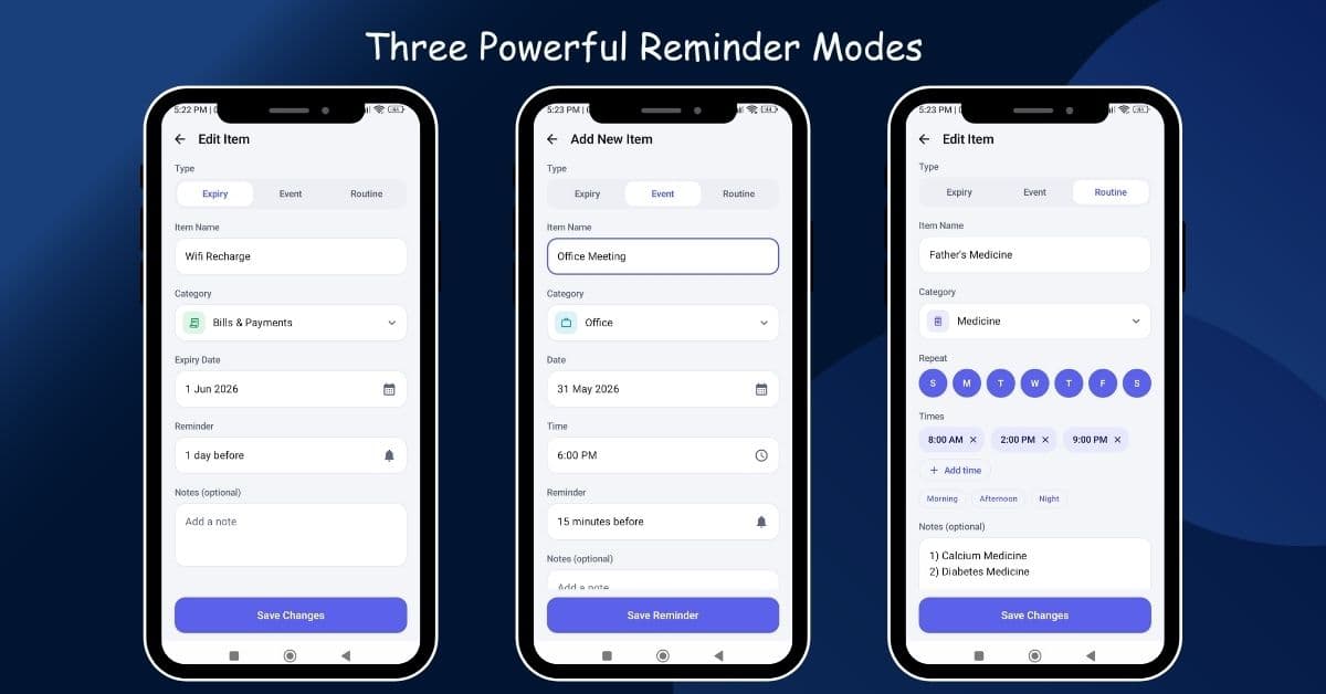 Easy Reminder app screenshot 2